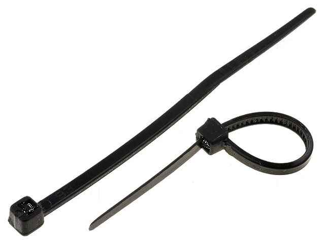 Kabelbinder; L: 62mm; W: 2,4mm; polyamide; 78,5N; zwart; Ømax: 11mm Kabelbinder; L: 62mm; W: 2,4mm; polyamide; 78,5N; zwart; Ømax: 11mm